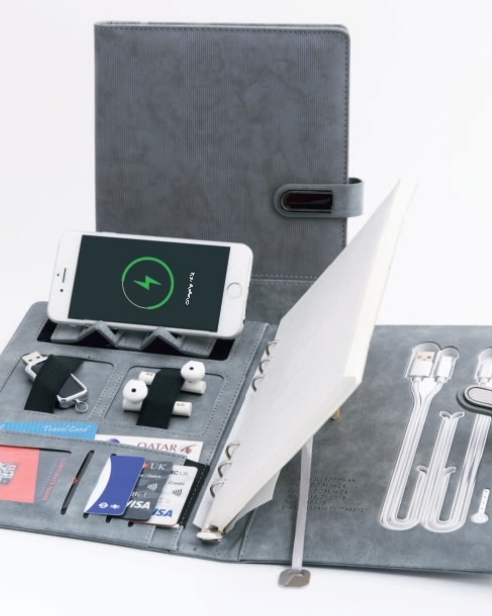 Power Book – A5 Smart Powerbank Organizer Folder